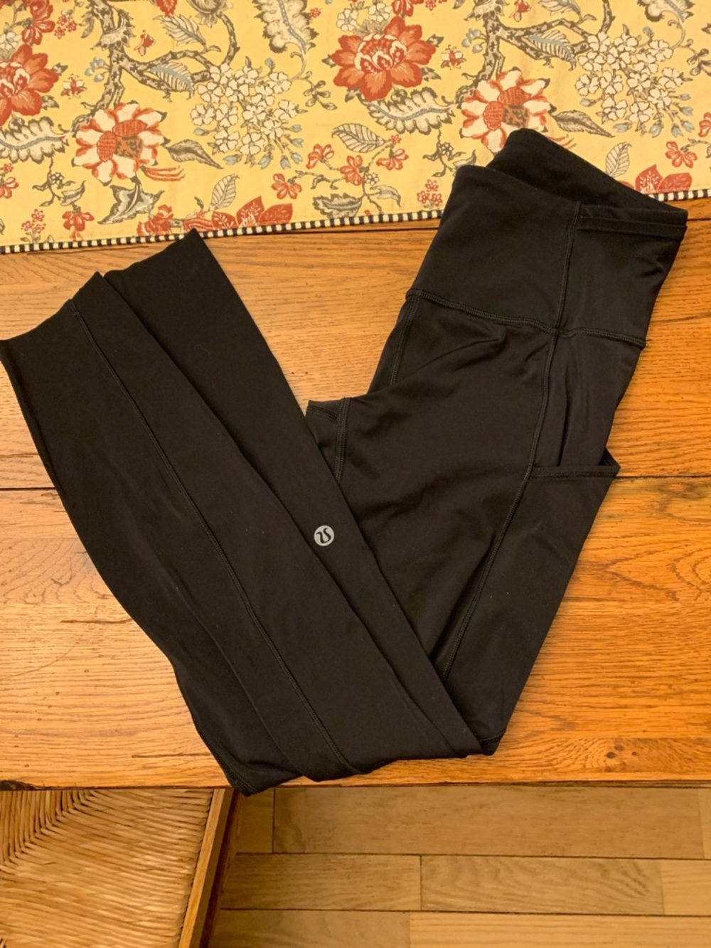 lululemon athletica Black High-Rise Leggings with Side Phone Pocket